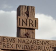 INRI – inscription sur la croix